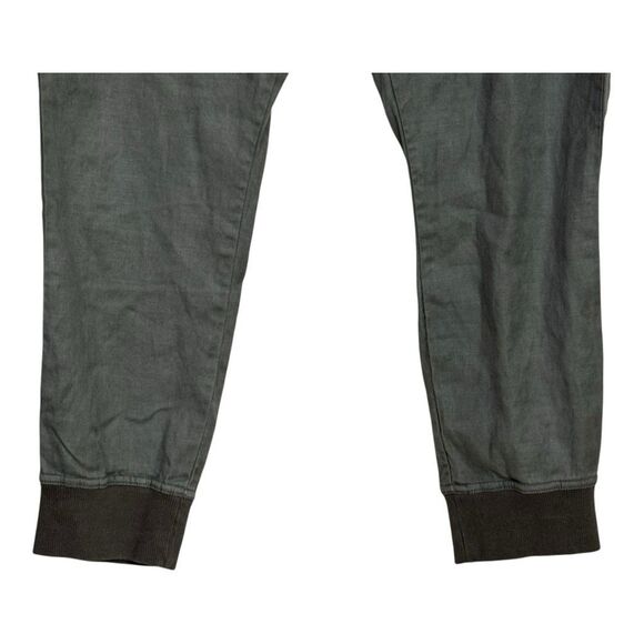 Level 99 linen lyocell blend jogger pants green large elastic waist - Picture 5 of 8